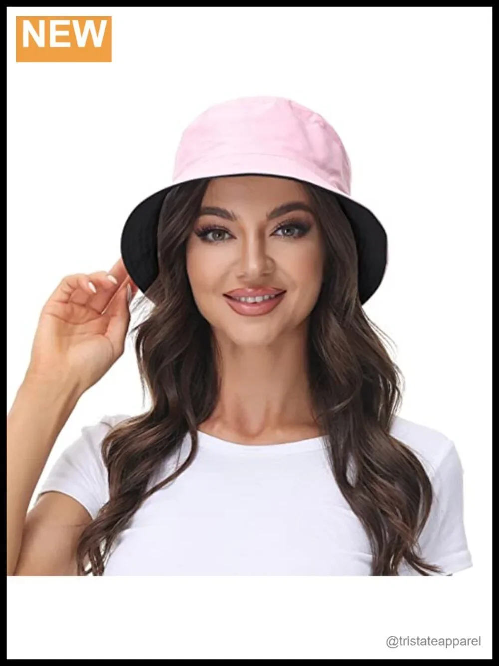 Reversible Cotton Bucket Hat - Women's UV Protection Summer Beach Hat
